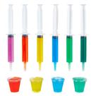 Conjunto Jelly Shot Vplus 50 peças: 25 seringas de 45 mL +25 xícaras de 60 mL