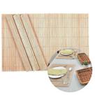 Conjunto Jogo Americano 4 Pçs Mesa Posta Sousplat Bambu