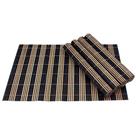Conjunto Jogo Americano 4 Pçs Mesa Posta Sousplat Bambu