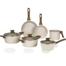 Conjunto Jogo De Panelas Indução Ceramica 6 Peças Branco