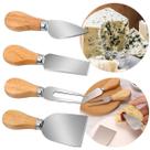 Conjunto Jogo De Utensílios Para Queijo Inox 4 Peças Gourmet