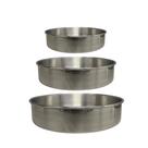 Conjunto Jogo Kit de Assadeira Forma para Bolo Redonda 3 Peças Aluminio Polido Conjunto Jogo Kit de Assadeira Forma para Bolo Redonda 3 Peças Aluminio Polido