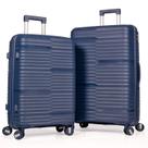 Conjunto Jogo Malas De Viagem Kit 2 Peças Polipropileno Media 23 Kg E Grande 32 Kg Rodas 360 Para Despachar Rígida Resistente