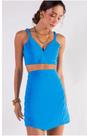 Conjunto Joiola Carolina Croped Azul M