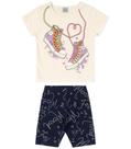 Conjunto juvenil - bermuda e camiseta