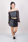 Conjunto Juvenil Brilho Preto Gartoas Teen Conjunto Juvenil Brilho Preto Gartoas Teen