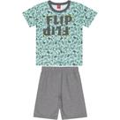 Conjunto Juvenil Camiseta E Short Menino Bee Loop Ref. 13962 Conjunto Juvenil Camiseta E Short Menino Bee Loop Ref. 13962