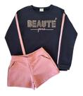 Conjunto Juvenil Feminino Blusa ML + Short Milon Conjunto Juvenil Feminino Blusa ML + Short Milon