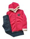 Conjunto Juvenil Feminino Casaco + Legging Kukiê