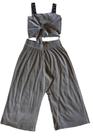 Conjunto Juvenil Feminino Cropped + Calça Soda
