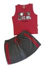 Conjunto Juvenil Feminino Regata + Short Saia Livy