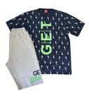 Conjunto Juvenil Masculino Camiseta MC + Bermuda Kyly