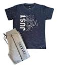Conjunto Juvenil Masculino Camiseta MC + Bermuda Livy