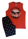 Conjunto Juvenil Masculino Regata + Bermuda Fakini Conjunto Juvenil Masculino Regata + Bermuda Fakini