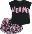 Conjunto Juvenil Menina Blusa e Short Pulla Bulla Ref. 46923 Conjunto Juvenil Menina Blusa e Short Pulla Bulla Ref. 46923