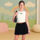 Conjunto Juvenil Menina Verão Blusa Cotton e Saia Moletinho Confortavel Moderno Brandili 26637 Conjunto Juvenil Menina Verão Blusa Cotton e Saia Moletinho Confortavel Moderno Brandili 26637