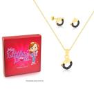 Conjunto Kids Hello Kitty Light Pink Folheado Ouro