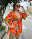 Conjunto kimono cropped Conjunto kimono cropped