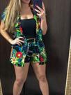 Conjunto Kimono fashion Plus saize tam G1