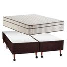 Conjunto King Koil Sky Plush Box Castor Marrom King Size 193x203x80cm