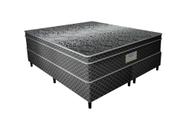 Conjunto King Molas Ensacadas 203x193x74 Portal Gazin Pérola Negra