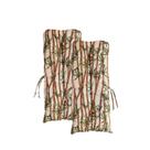 Conjunto Kit 02 Almofadas Para Cadeira Bambu Vime