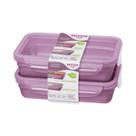 Conjunto Kit 2 Potes Marmita Açai Hermético 730/820ml