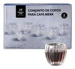 Conjunto Kit Café Vidro Member's Mark Transparente