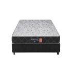 Conjunto Kit Cama Box Suede Solteiro com Colchão Orthopedic Comfort Prime 88x188