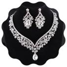 Conjunto Kit Colar e Brincos Strass Festas Noivas Debutantes