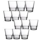 Conjunto kit jogo 12 copos whisky drink grande 410ml