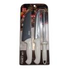 Conjunto Kit Jogo de Faca Aço Inox 8" (2 peças) + Chaira AKT3-23 Akita Conjunto Kit Jogo de Faca Aço Inox 8" (2 peças) + Chaira AKT3-23 Akita