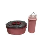 Conjunto Kit Marmita Portátil Com Garfo De Plástico E Copo de 300ml