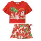 Conjunto Kukiê The Adventure Begins Animais Laranja