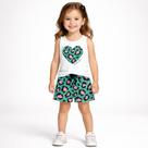 Conjunto Kyly Infantil Menina Blusa e Shorts Moletom Leve Confortavel Verão Moda Kids 1001306 -