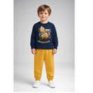 Conjunto KYLY moletom e calça 100% algodão 4 A O 8 TAMANHO:8COR:GUAXINI