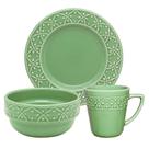 Conjunto Lanche de 3 Peças Oxford Mendi Salvia