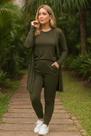 Conjunto lanzinha 3 peças calça , cardigan e regata nivea