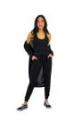 Conjunto Lanzinha Feminino 3 Peças Cardigan Calça e Regata
