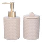 Conjunto Lavabo Banheiro 2 Peças Saboneteira Líquida / 220 Conjunto Lavabo Banheiro 2 Peças Saboneteira Líquida / 220