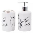 Conjunto Lavabo Banheiro Saboneteira Líquida Escova 119 Conjunto Lavabo Banheiro Saboneteira Líquida Escova 119