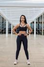 Conjunto Legging aveludado Preto (top e legging)