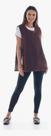 Conjunto Legging Camiseta E Bata Colorida Amarra Dos Lados