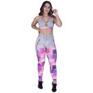 Conjunto Legging Empina Bumbum Fitness +Top Bojo Uv50+ Orbis