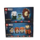 Conjunto Lego Brickheadz Harry Potter, Hermione, Ron Weasley, Hagrid 4095 + Lord Voldemort, Nagini, Bellatrix Lestrange 40496