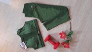 Conjunto Leguing com Top de Suplex verde musgo TAM M