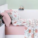 Conjunto Lencol Casal Queen Size Selin Algodao Estampada