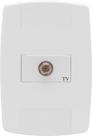 Conjunto Lev Tomada para Antena de TV Branco Ilumi