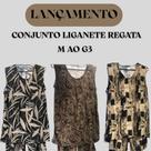 Conjunto Liganete Regata para Senhora Leve e Fresquinho