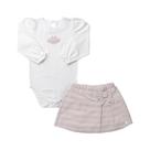 Conjunto Lilica Ripilica Grow Up Shorts Saia Petit Creme Conjunto Lilica Ripilica Grow Up Shorts Saia Petit Creme